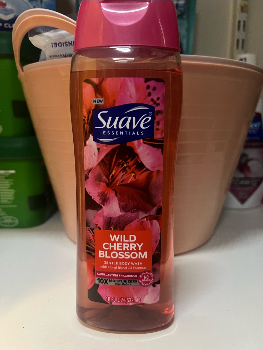 Suave body wash wild cherry blossom 18fl oz